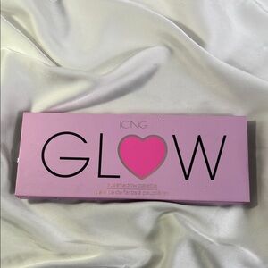 Icing Glow Eyeshadow Palette Green‎ Purple Pink Shimmer New